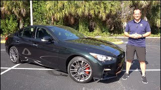 2020 Infiniti Q50 Red Sport 400  Should You Buy It [upl. by Repsag]