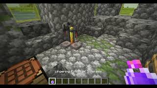 How to create slowness potion long splash lingering in Minecraft [upl. by Neeluqcaj60]