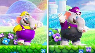 Playable Wario amp Waluigi in Super Mario Bros Wonder [upl. by Asihtal]