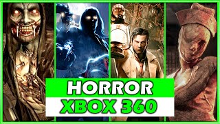 TOP 40 BEST HORROR GAMES ON XBOX 360 [upl. by Alegnaoj]