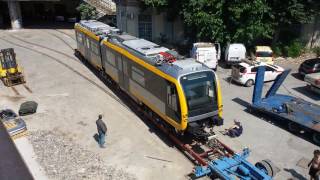 Metropolitana di Genova  Consegna del settimo treno di 3 generazione [upl. by Riggall]