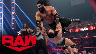 Drew McIntyre vs Veer amp Shanky – Handicap Match Raw Aug 2 2021 [upl. by Denman]