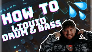 How to make Liquid DNB like GODDARD amp HYBRID MINDS in Ableton Free Project [upl. by Taite]