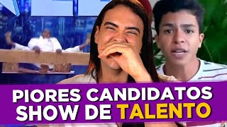 Análise do Vídeo Os PIORES candidatos em Show de Talentos [upl. by Lseil]