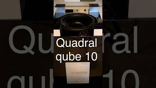 Quadral qube 10 sub bass Test [upl. by Linehan]