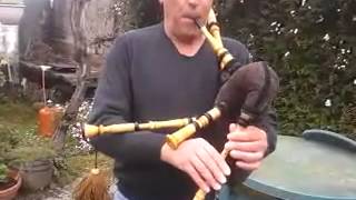 Anton Varela Gaita Gallega Galician bagpipes [upl. by Annerb]