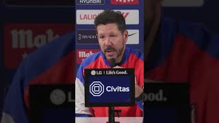 Simeone habla de la situación en Valenciadana simeone futbol shorts [upl. by Lupien]