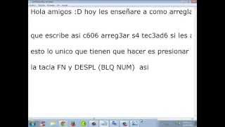 Como arreglar el teclado c606 arreg3ar e3 tec3ad6 [upl. by Alderman]