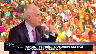 Yahudi ve hristiyanların kestiği hayvanlar yenir mi  atv [upl. by Litch465]