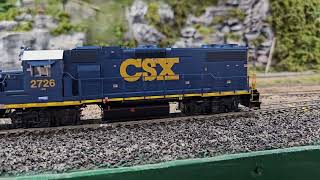 Athearn Genesis GP382 With ESU Sound [upl. by Mitzl]