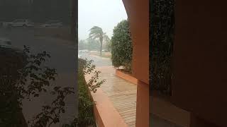 Hammamet Tunisie Raining day full vidéo 17082024 Tempête Nabeul [upl. by Saidel]