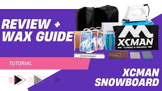 XCMAN Snowboard Waxing Kit Unboxing  Waxing guide [upl. by Earehs]