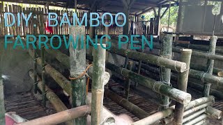 DIY Bamboo farrowing pen [upl. by Gustav]