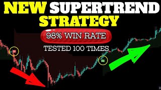 I TESTED NEW Supertrend strategy 120 Profit Per Trade  1 min scalping strategy for day trading [upl. by Yankee]