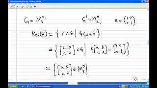 kernel of group homomorphism Example 1 [upl. by Aenitsirhc]