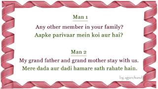 Family relationship  Learn Hindi through English [upl. by Marylee916]