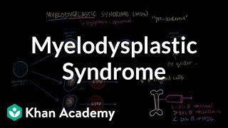 Myelodysplastic syndrome  Hematologic System Diseases  NCLEXRN  Khan Academy [upl. by Llerral]