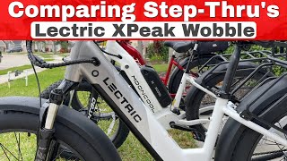 Lectric XPeak eBike Wobble  Comparing StepThrus [upl. by Barker]