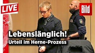 HerneKiller vor Gericht – Lebenslang für Marcel Hesse  BILD live 31012018 [upl. by Vano]