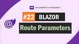 Blazor route parameters [upl. by Neelak]