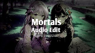 Warriyo Mortals  Feat laura Brehm Edit Audio [upl. by Etteuqram225]