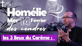 Commencement du Carême  Homélie — Mercredi 14 février des cendres [upl. by Arie]