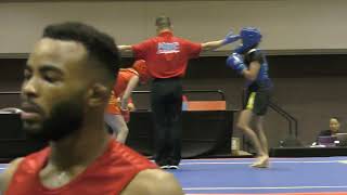 14th Pan American Wushu Championships Sanda  USA vs Canada [upl. by Sucramrej]