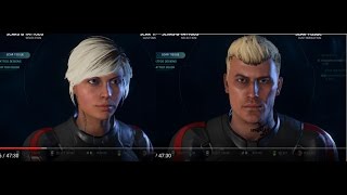 Mass Effect Andromeda  Character Creation  Gameplay Part 1 [upl. by Enasus736]