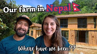 Our Farm in Nepal  big life update  rammed earth house done [upl. by Trilbi324]