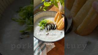 shortcut pork amp century egg congee  recipe on smellylunchboxcom [upl. by Naeroled]