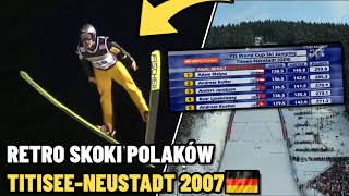 RETRO SKOKI POLAKÓW  TITISEENEUSTADT 🇩🇪  HS142  PUCHAR ŚWIATA  03022007 [upl. by Ynamreg]