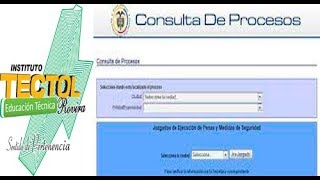 ¿COMO CONSULTAR SU PROCESO POR INTERNET [upl. by Asikal]