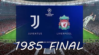 FIFA 23  Juventus Vs Liverpool  UEFA Champions League Final 1985  PC Gameplay HD60Fps [upl. by Carma]