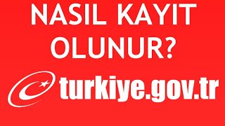 EDevlet Nasıl Kayıt Olunur Hesap Açma Nasıl Yapılır [upl. by Driskill]