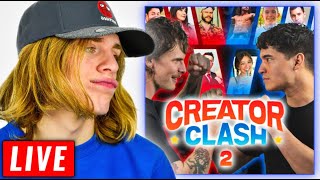 Creator Clash 2 Watch Party Alex Wassabi vs Idubbz [upl. by Lessirg]