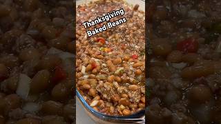 Easy Thanksgiving Baked Beans bakedbeans shortsvideos easysidedishes thanksgiving [upl. by Nicola]