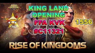 KVK quotFFAquot K1556 KINGLAND  OUR LAST STAND  Rise of Kingdoms [upl. by Annawyt762]