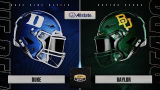 DUKES MAYO BOWL Duke V Baylor YEAR 1 [upl. by Oraneg587]