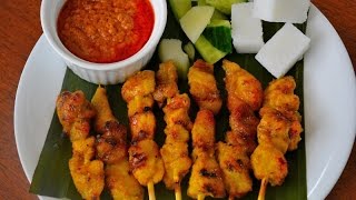 Real Malaysian Chicken Satay  Sate Ayam  Full Recipe [upl. by Lettie691]