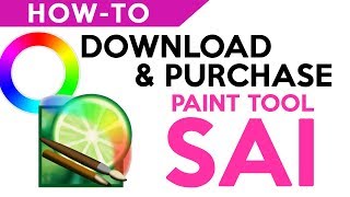 【How to】Download amp Purchase PaintTool Sai [upl. by Wylde809]