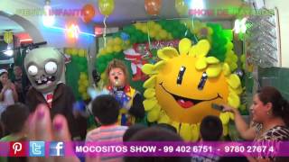 PLANTAS Y ZOMBIES  SHOW DE PAYASOS  FIESTA INFANTIL  LIMA PERU [upl. by Assiruam]