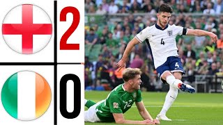 🔴⚪ England Vs Ireland HIGHLIGHTS uefa nations league 2025  Jack Grealish Gosl Declan Rice Goal [upl. by Fawna]