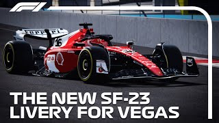 Ferraris New SF23 Livery For The Las Vegas Grand Prix [upl. by Arlynne]