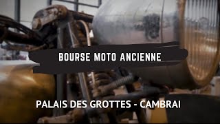 Bourse motos anciennes  Moto club du Cambresis Palais des grottes de Cambrai 2018 [upl. by Etan]