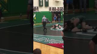 IHSA wrestling regional final 113 Dwight vs bishop Mac [upl. by Areik]