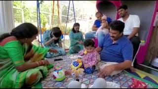 Minister Talasani Srivias Yadav Playing With his Grandson and Family  Janta Curfew  2020 [upl. by Leitman]