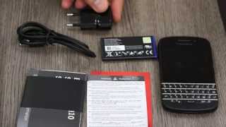 BlackBerry Q10 Unboxing video and hands on review  iGyaan [upl. by Kcirdet216]