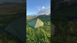 Cheviots in the wind wildcamping camping cheviots wind [upl. by Aicnatsnoc]