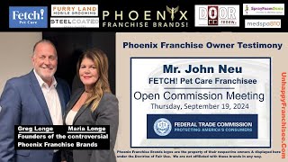 Fetch Pet Care Franchise Complaint  John Neu [upl. by Asiulana]