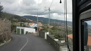 Gaula Madeira downhill bus ride [upl. by Ttennaj]